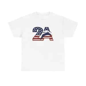 Second Amendment Eagle Logo Heavy Cotton Tee